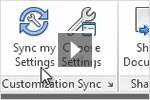AutoCAD 2013 feature for customization and support file sync