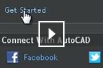 AutoCAD 2013 feature for social media sharing