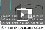 AutoCAD 2013 feature for surface curve extraction