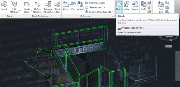 AutoCAD Architecture: Point Cloud Support