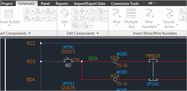AutoCAD Electrical: Automatic Wire Numbering & Component Tagging