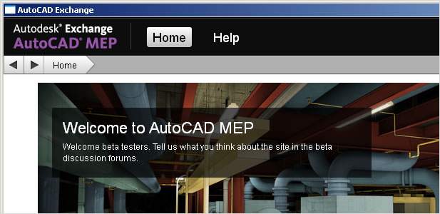 AutoCAD MEP: Autodesk Exchange