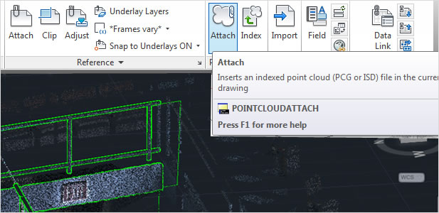 AutoCAD MEP: Point Clouds