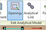 Revit Structure software features enhancements to the analytical model.