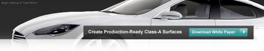 Tesla Motors modeled its electric car design using Autodesk Alias software