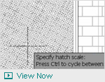 View AutoCAD hatch tools demo: Hatch creation and editing tools