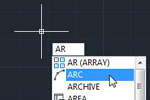 AutoCAD LT: Auto-Complete Commands