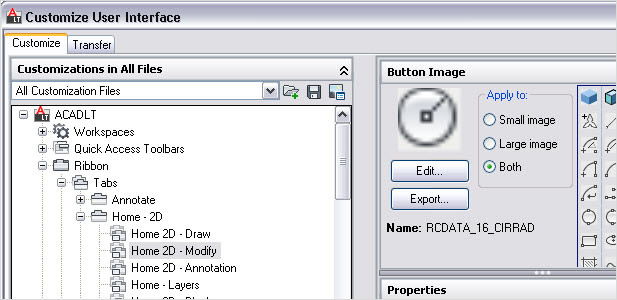 AutoCAD LT: Customize the User Interface