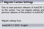 AutoCAD LT: Migrate Settings