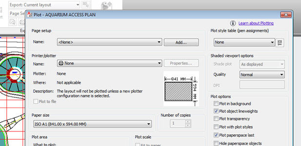 AutoCAD LT: Publish & Plot