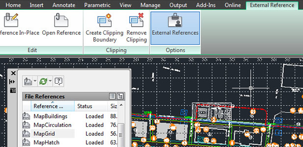 AutoCAD LT: External References