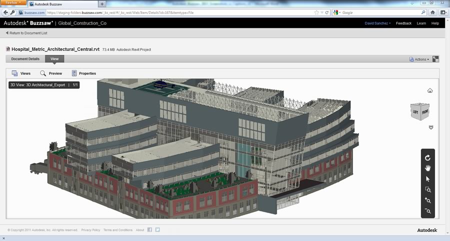 Autodesk Buzzsaw: Explore BIM Models Online