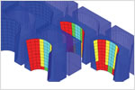 Modeling glass curtain wall with Revit software