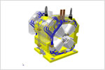 Rendering of storage ring quadrupole magnet.