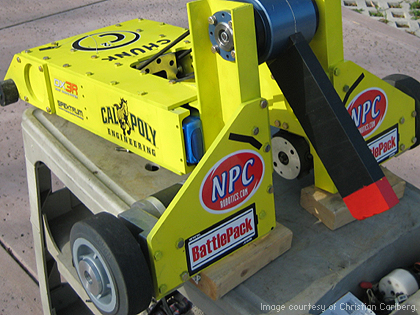 Cal Poly team uses Autodesk Inventor software to create a fierce BattleBots robot.