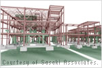 Structural rendering of Gallagher Hall.