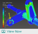 Autodesk Inventor: Motion simulation and stress analysis demo