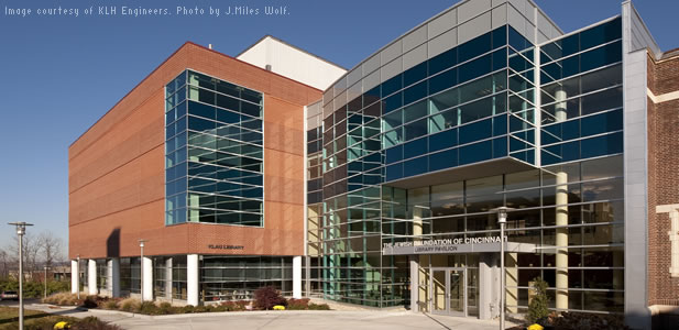 Photograph of the renovated Klau Library at Hebrew Union College