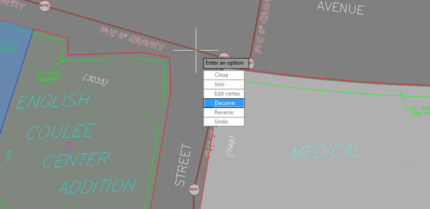 AutoCAD Map 3D: Improved AutoCAD Editing Tools