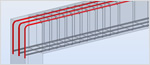 Robot Structural Analysis Professional: Modification of anchorages in beams