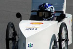 Students use Autodesk Inventor software to design a hydrogen fuel cell car for the Shell Eco-marathon competition.