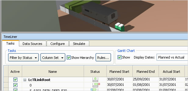Autodesk Navisworks: Timeliner Enhancements