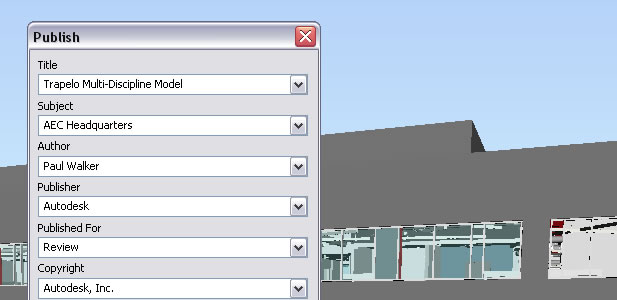 Autodesk Navisworks: NWD & 3D DWF Publishing
