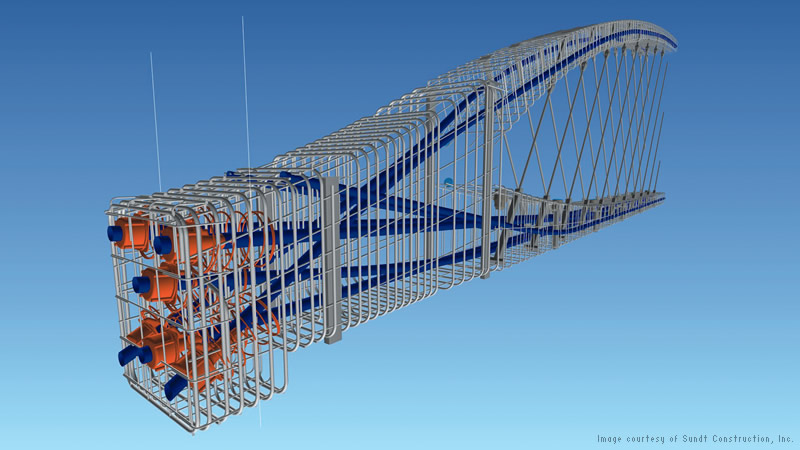Creation of 3D construction model improved preconstruction planning and coordination