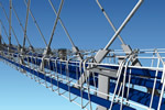 Portion of virtual model of 7th Street bridge arch