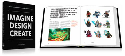 Cover and inside Autodesk book Imagine Design Create
