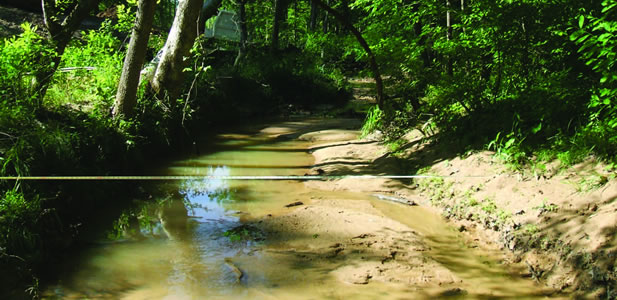 Civil engineers at Timmons Group used AutoCAD Civil 3D software for compensatory mitigation stream design