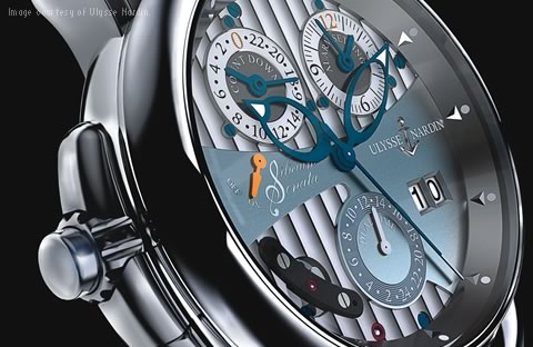 Autodesk Inventor で設計した Ulysse Nardin の腕時計のレンダリング