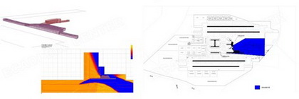 图29可视度分析 图30塔楼视线图45-63m