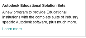 Autodesk Educational Solution Sets