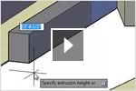 Учебный видеокурс по новым возможностям AutoCAD 2013: контекстно-зависимый инструмент PressPull