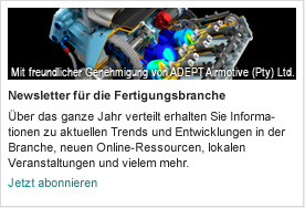 Newsletter für die Fertigungsbranche