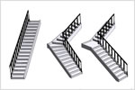 Revit Architecture beinhaltet neue bauteilbasierte Treppenfunktionen.