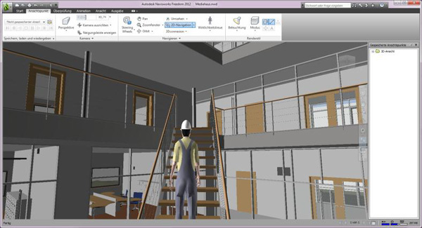 Mit dem kostenfreien Navisworks Viewer Autodesk Navisworks Freedom lassen sich ebenso DWF Dateien öffnen.