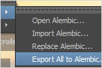 Autodesk Maya 2013: Alembic Caching