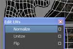Autodesk Maya : UV, normales et color-per-vertex