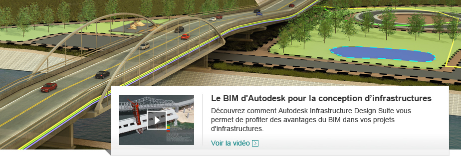 Vid&eacute;o de pr&eacute;sentation d'Autodesk Infrastructure Design Suite 2013