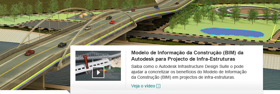 V&iacute;deo de Descri&ccedil;&atilde;o Geral do Autodesk Infrastructure Design Suite 2013